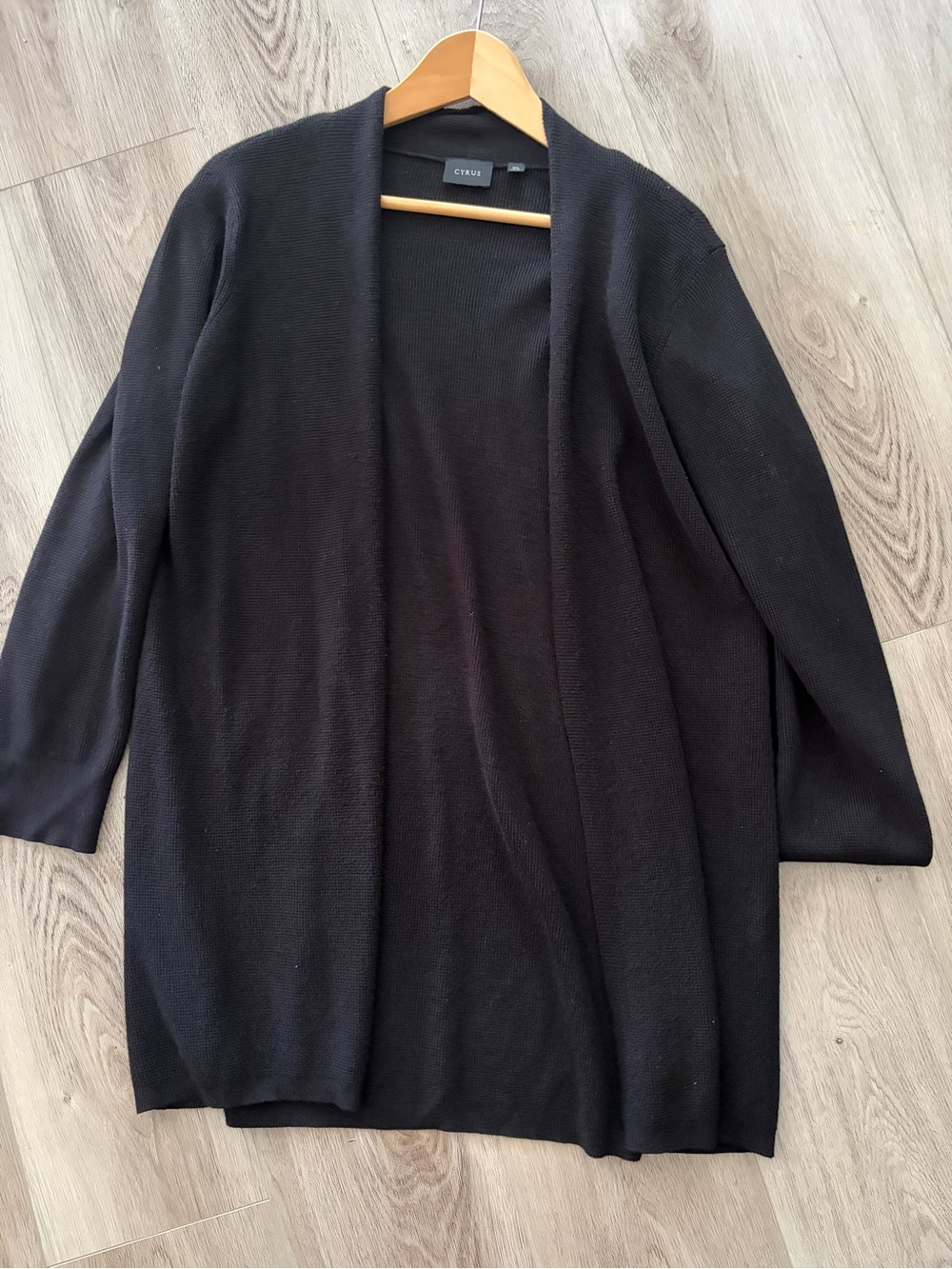Cyrus Black Open-Front Women's Cardigan Sweater